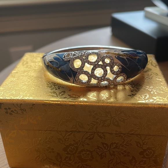 Egyptian Bracelet, Silver&Lapis lazuli - Picture 5 of 6